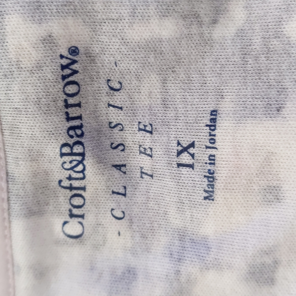 Croft & barrow Tshirt tunic size 1X - Picture 7 of 9